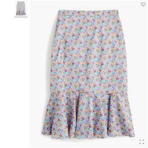 🎄 J. Crew Trumpet skirt in Liberty Favourite Flowers